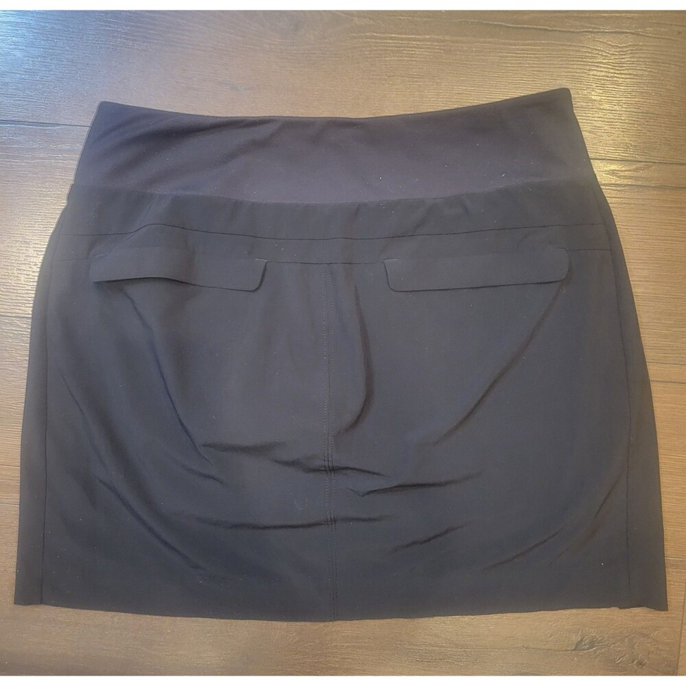 Athleta Soho Skort Size 8 Black Athletic Tennis Golf Activewear Sport Skirt - Picture 5 of 10